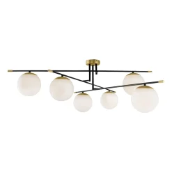 Maytoni Loftlamper|Loftlamper > Nostalgia loftlampe, 6 lyskilder, glas