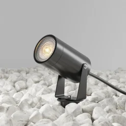 Maytoni Udendørs Spot > Scope spot med jordspyd, sort, aluminium, IP65