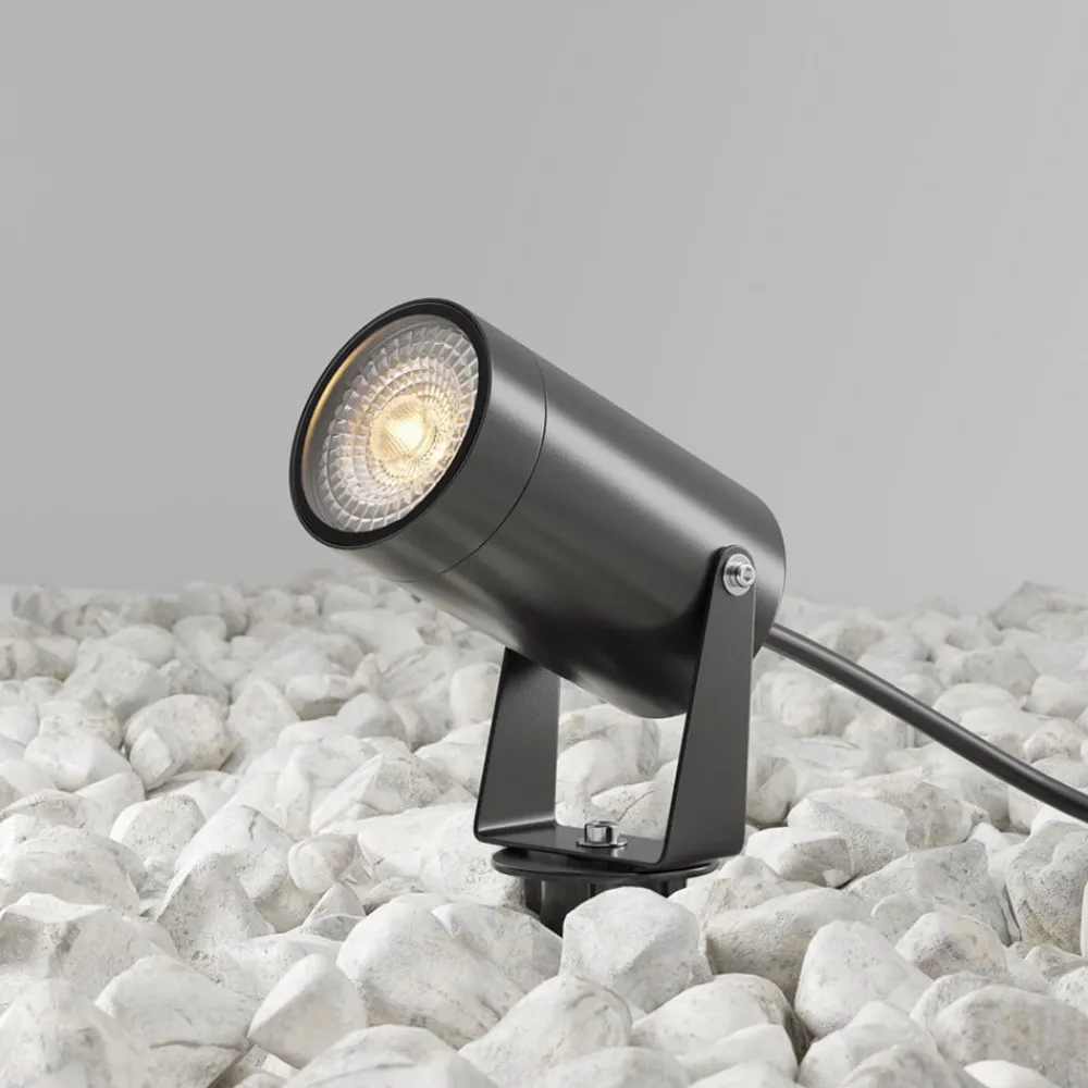 Maytoni Udendørs Spot > Scope spot med jordspyd, sort, aluminium, IP65