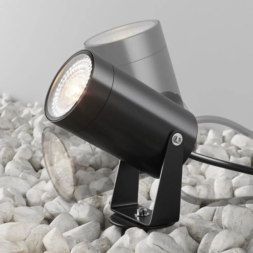 Maytoni Udendørs Spot > Scope spot med jordspyd, sort, aluminium, IP65