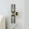 Maytoni Væglamper > væglampe Antic, 2 lyskilder, guld/grå, glas