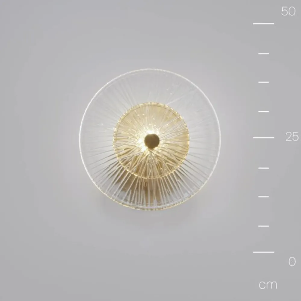 Maytoni Væglamper > væglampe Aster, glas, Ø 28 cm, 1 x E14
