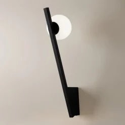 Maytoni Væglamper > væglampe Kazmir, sort, højde 35 cm, metal