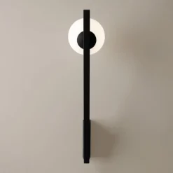 Maytoni Væglamper > væglampe Kazmir, sort, højde 35 cm, metal