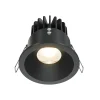 Maytoni Indbygningsspots > Zoom LED-indbygningslampe 930 IP65 rund triac, sort