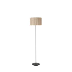 Searchlight Gulvlamper > Meadow gulvlampe, sort, brun, naturfiber, stål