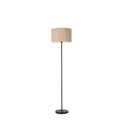 Searchlight Gulvlamper > Meadow gulvlampe, sort, brun, naturfiber, stål