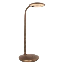 Steinhauer Arbejdsrum/Kontor > Med lysdæmper – LED-bordlampe Zenith bronze