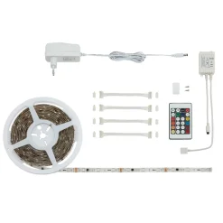 Briloner Dekorationsbelysning|Led Strips > Med 164 lysfunktioner - Mo 500 cm RGB-LED-stripe