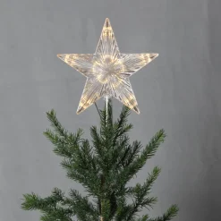 STAR TRADING Julepynt > Med plaststjerne - Topsy LED-trætop