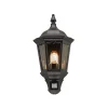 Elstead Væglampe Med Sensor > Medstead udendørs væglampe, sensor, sort