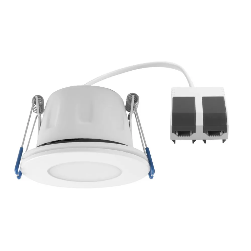 MEGAMAN Loftlamper|Indbygningsspots > LED-indbygningsspot Tego Slim, 2.800 K, hvid, IP65, 1 stk