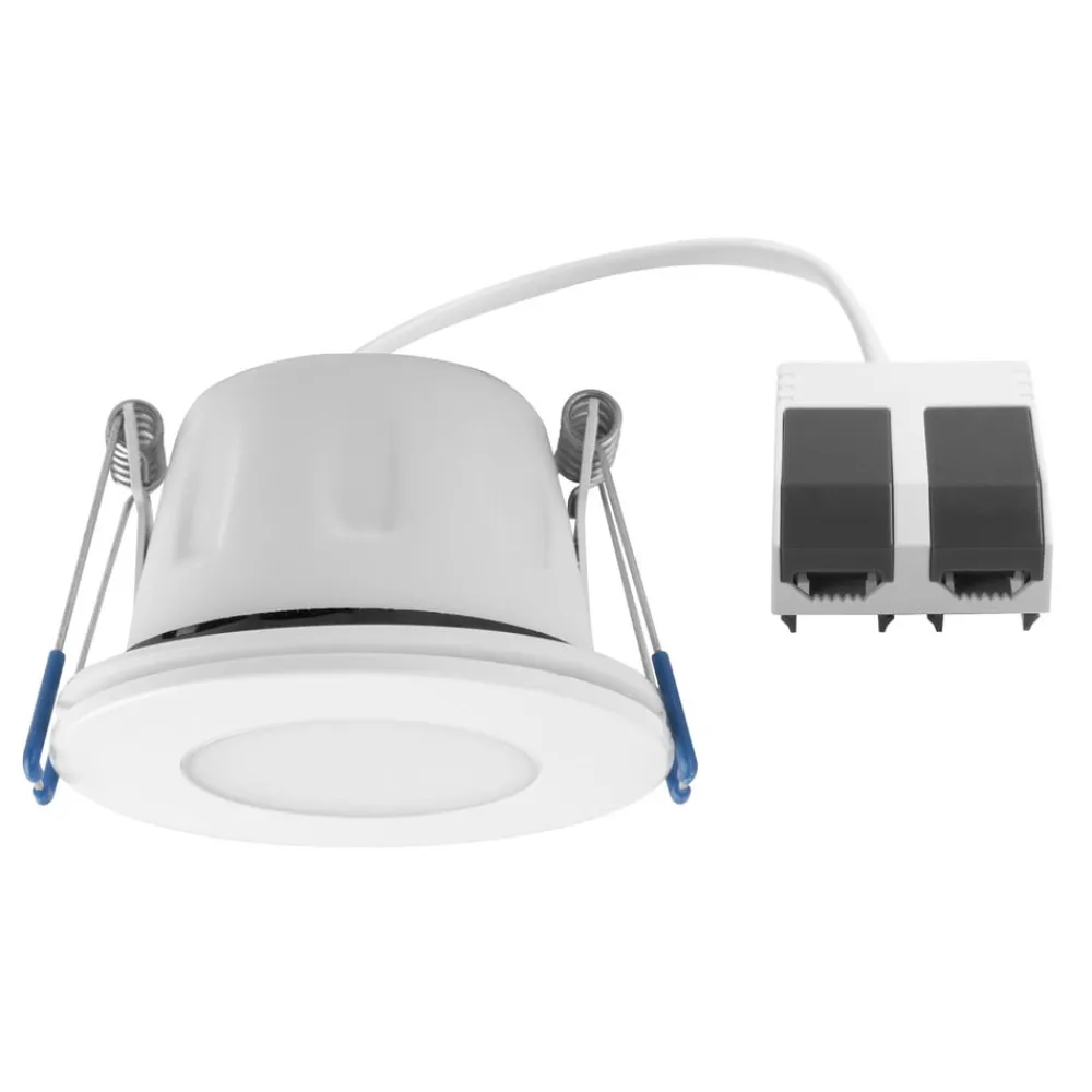MEGAMAN Loftlamper > LED-indbygningsspot Tego Slim, 4.000 K, hvid, IP65, 1 stk