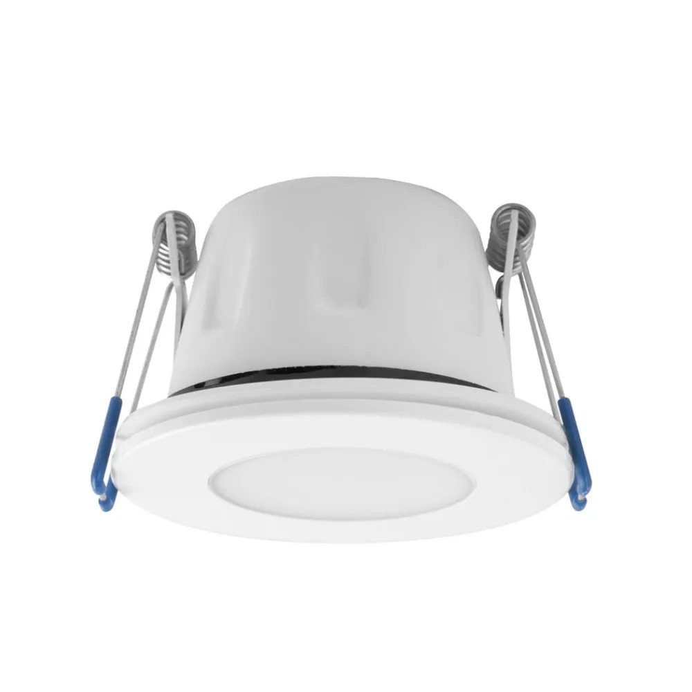 Loftlamper ^ MEGAMAN LED-indbygningsspot Tego Slim, 10-pak, 4.000 K, hvid