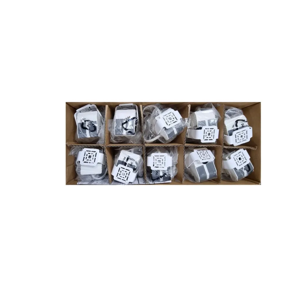 Loftlamper ^ MEGAMAN LED-indbygningsspot Tego Slim, 10-pak, 4.000 K, hvid