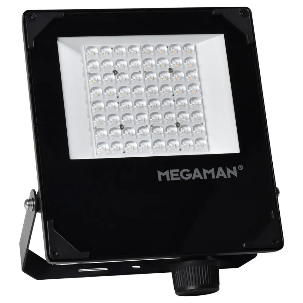 MEGAMAN Udendørs Spot > udendørs LED-spot Hugo, 50 W, 3000 K, IP66