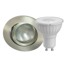 MEGATRON Indbygningsspots > DecoclicSet LED-indb.spot GU10 5 W jern