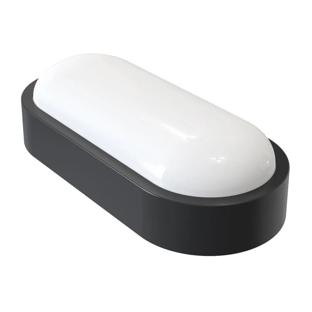 MEGATRON Væglampe Med Sensor > udendørs LED-væglampe Zella Neo XL Sensor sort IP54