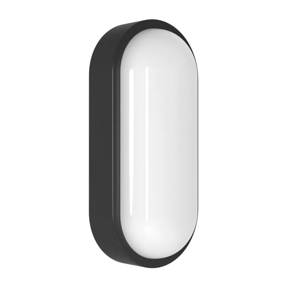 MEGATRON Væglampe Med Sensor > udendørs LED-væglampe Zella Neo XL Sensor sort IP54