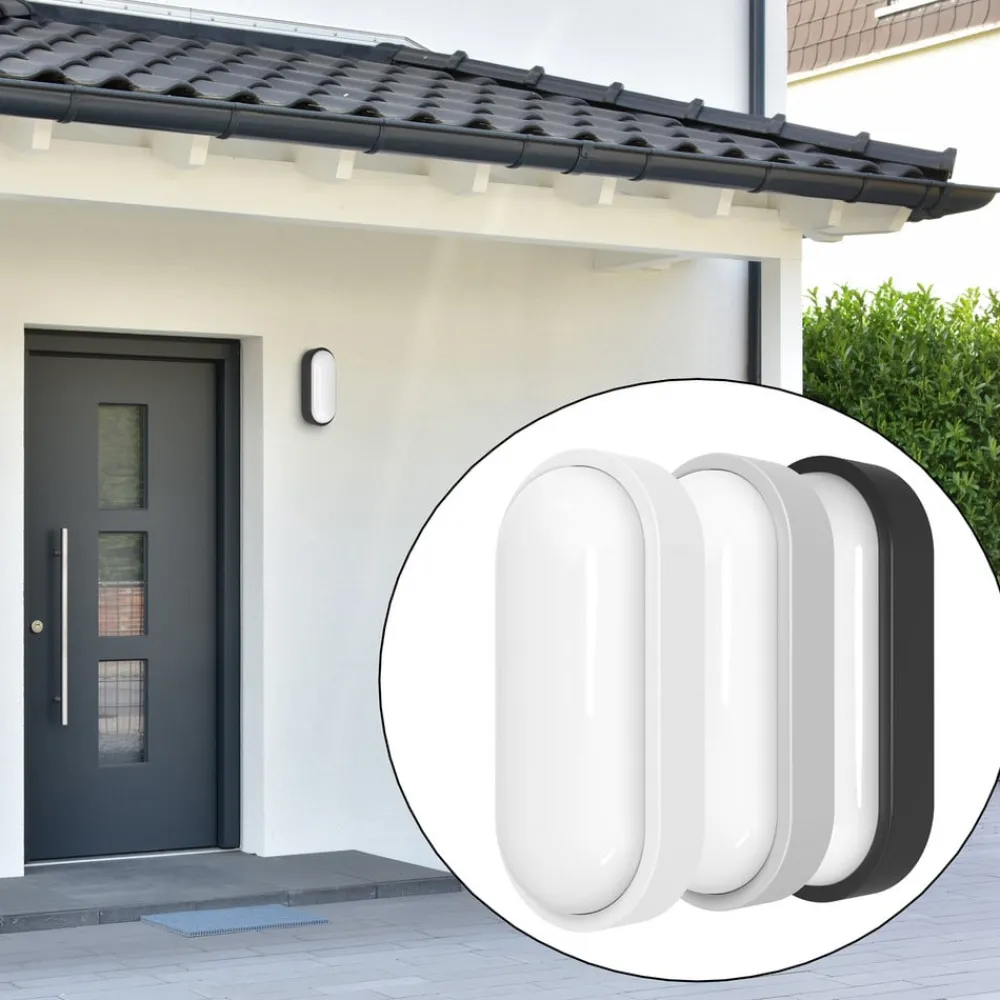 MEGATRON Væglampe Med Sensor > udendørs LED-væglampe Zella Neo XL Sensor sort IP54