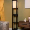 Lucide Gang|Gulvlamper > Menno gulvlampe, sort, 162,7 cm, trådløs oplader