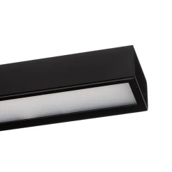 MCJ Væglamper > Mera LED-væglampe, bredde 120 cm, sort, 3000K