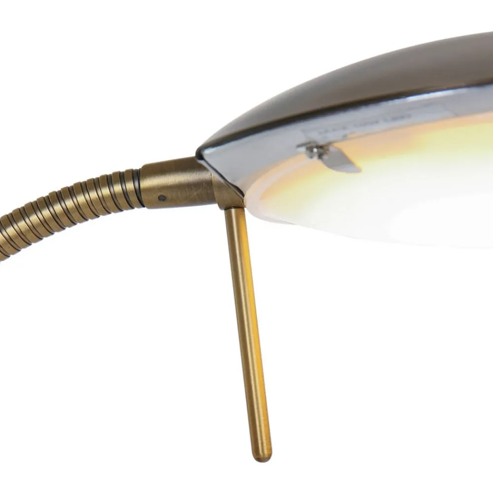 Arbejdsrum/Kontor ^ Steinhauer Mexlite LED-bordlampe, bronze