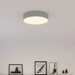 Loftlamper ^ Smartwares Mia loftslampe, grå, Ø 50 cm