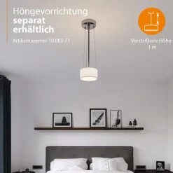 Loftlamper ^ Smartwares Mia loftslampe, grå, Ø 50 cm