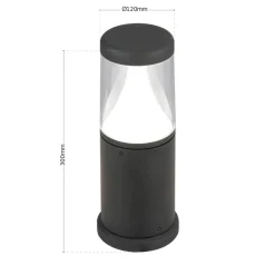 ORION Sokkellamper > Midnight LED-sokkellampe, anti-UV-diffusor, IP65
