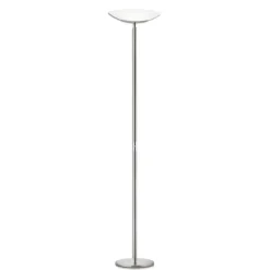 Knapstein Gulvlamper|Gulvlamper > Mika LED-uplight i høj kvalitet i nikkel-krom
