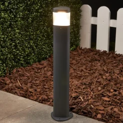 Lucande Sokkellamper > Milou - LED-sokkellampe i aluminium