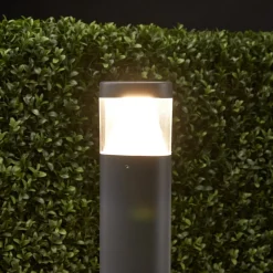 Lucande Sokkellamper > Milou - LED-sokkellampe i aluminium