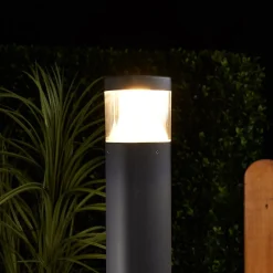 Lucande Sokkellamper > Milou - LED-sokkellampe i aluminium