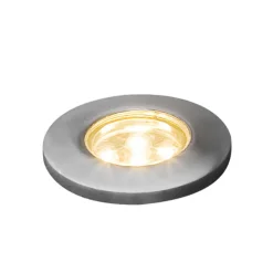 Nedgravet Udebelysning ^ Konstsmide Mini-LED-nedgravningsspot, 6 stk., flad