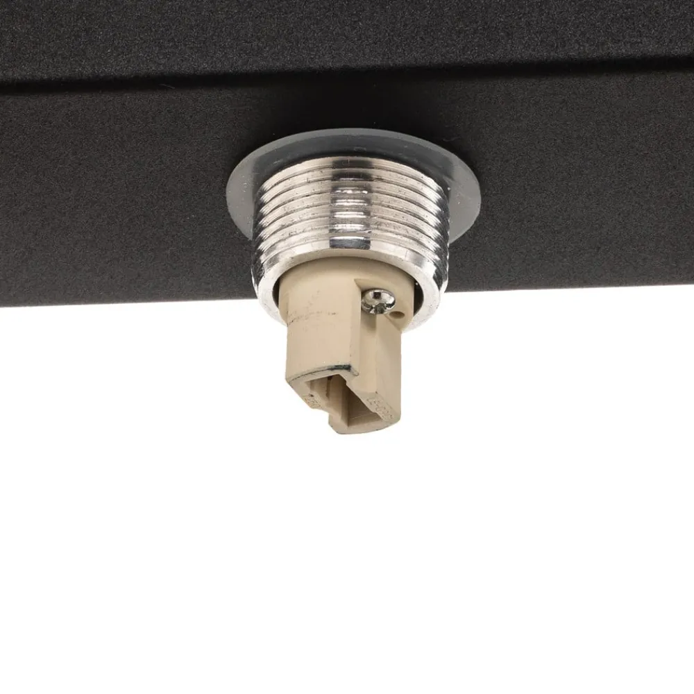 Markslöjd Loftlamper|Loftlamper > Mini loftlampe til bad, 3 lyskilder, sort, glas/metal