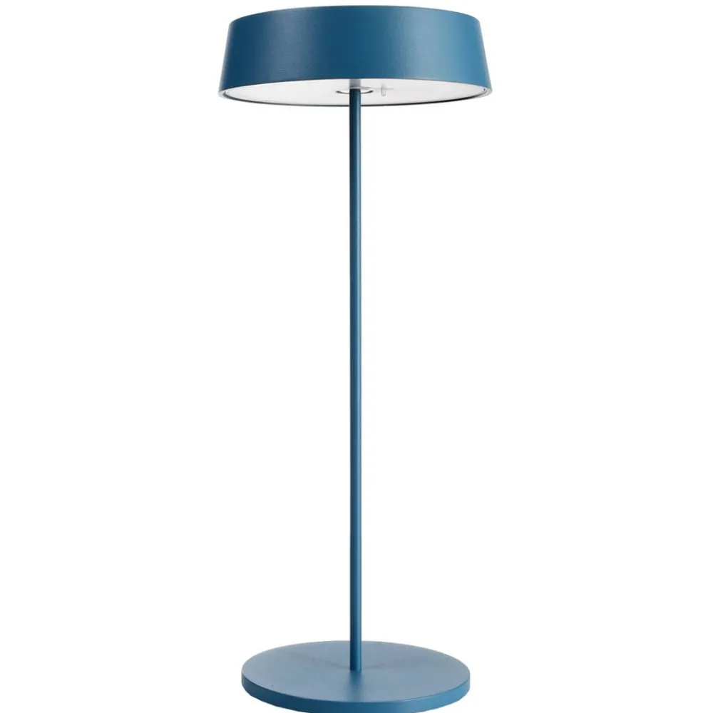 Deko-Light Dekorationsbelysning|Terrassebelysning > Miram LED-bordlampe med batteri, kan dæmpes, blå