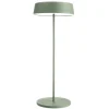Dekorationsbelysning|Terrassebelysning ^ Deko-Light Miram LED-bordlampe med batteri, kan dæmpes, grøn