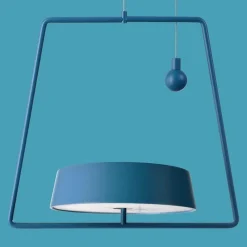 Deko-Light Udendørs Pendellamper > Miram LED-hængelampe med batteri, kan dæmpes, blå