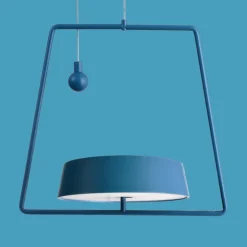 Deko-Light Udendørs Pendellamper > Miram LED-hængelampe med batteri, kan dæmpes, blå