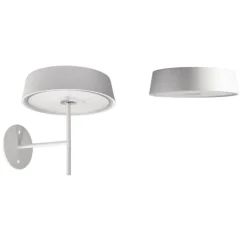 Terrassebelysning|Væglamper ^ Deko-Light Miram LED-væglampe med batteri, kan dæmpes, hvid