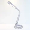 Globo Arbejdsrum/Kontor > Mitti LED-bordlampe med USB-port, sølv/hvid