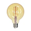 Müller-Licht Filament Pære > Müller Licht LED-globe E27 9W 820 glødetråd guld