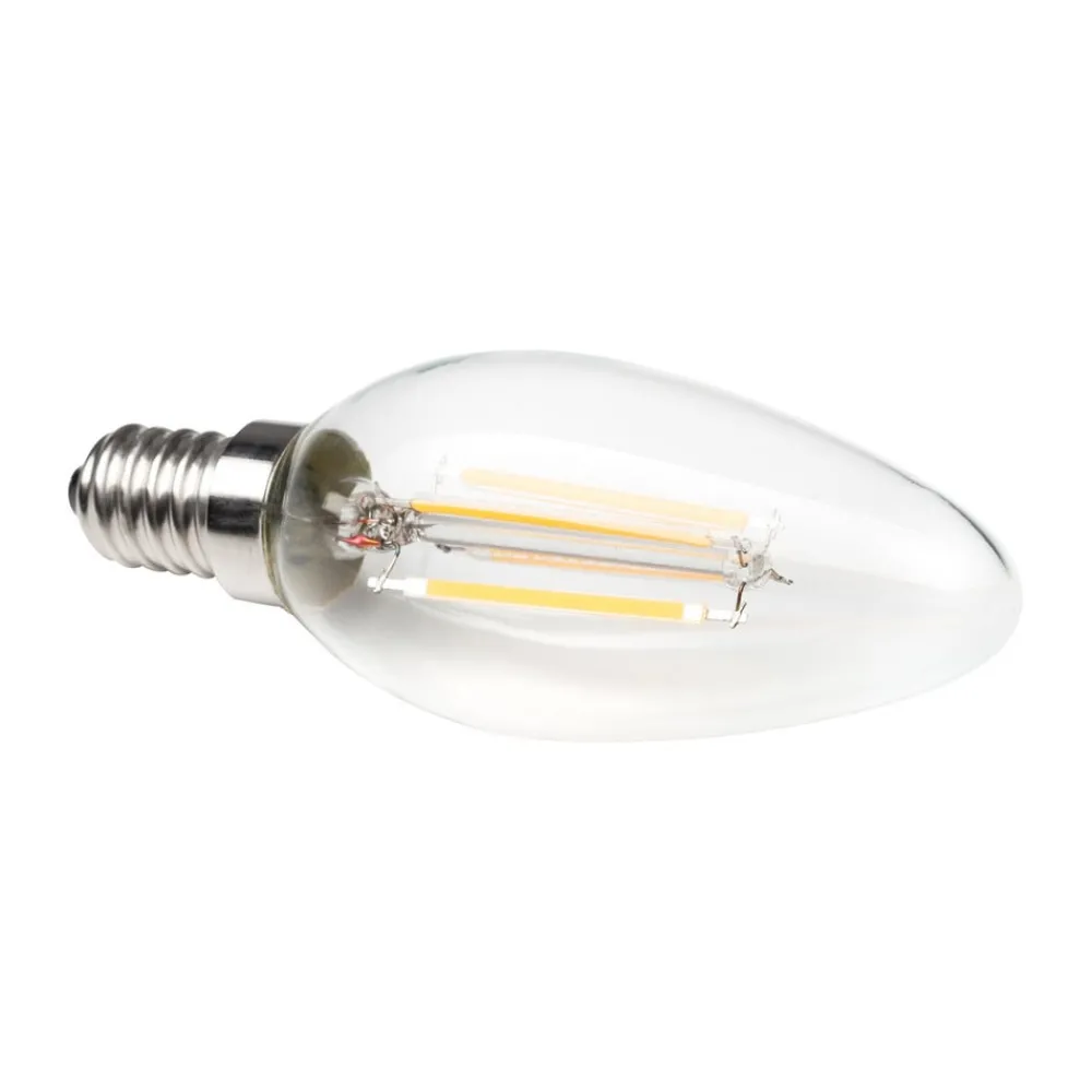 Filament Pære ^ Müller-Licht Müller Licht LED-stearinlys E14 4W 827 glødetråd