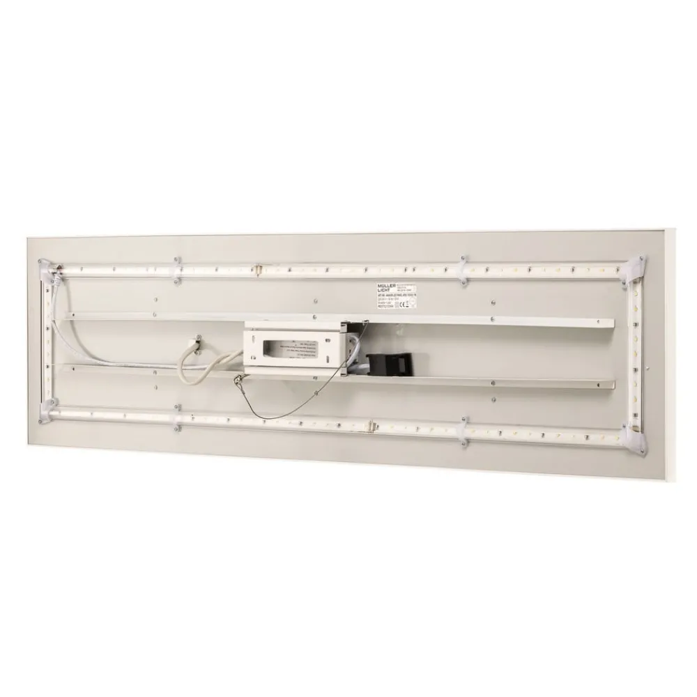 Loftlamper ^ tint Müller Licht Aris LED-panel 120x30 cm hvid