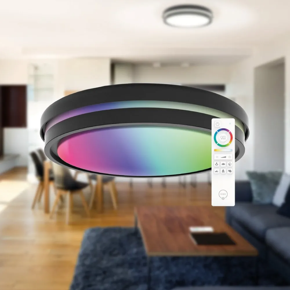 Loftlamper ^ tint Müller Licht Kea LED-loftslampe, Ø 52 cm