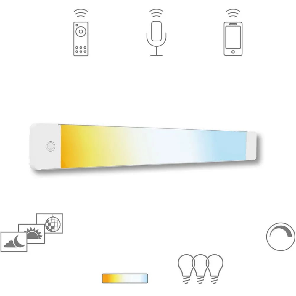 tint Loftlamper|Indbygningsspots > Müller Licht LED-underskabsbelysning Alba, 50 cm