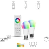 Dæmpbar Led-Pære|Smarte Lyskilder ^ tint Müller Licht white+color Set 2xE27+styreenhed