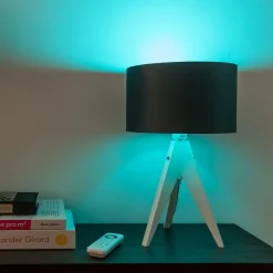 Dæmpbar Led-Pære|Smarte Lyskilder ^ tint Müller Licht white+color Set 2xE27+styreenhed