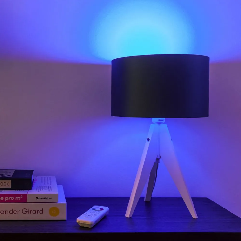 Dæmpbar Led-Pære|Smarte Lyskilder ^ tint Müller Licht white+color Set 2xE27+styreenhed
